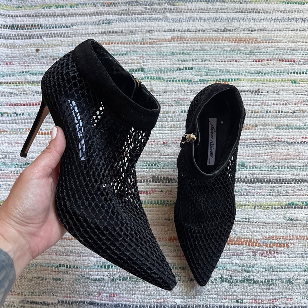 Brian Atwood Fishnet Heels size 37.5